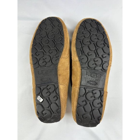 UGG Chester Chestnut Brown Suede Leather Mens Slippers Loafers 1005350 Sz 11 - Picture 8 of 8